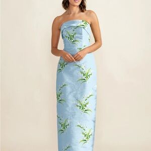 LulaKate Eva Lily of the Valley Jacquard Powder Blue